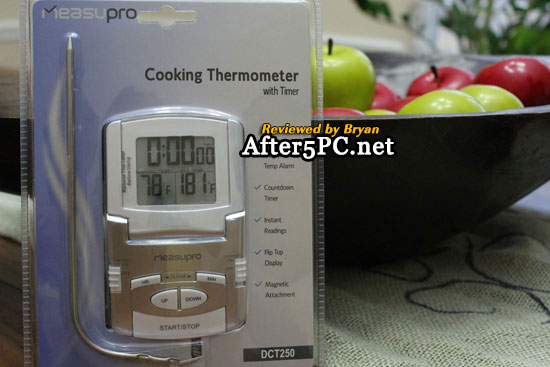 MeasuPro Cooking Thermometer With Alarm and Timer