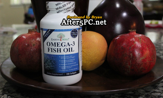 Omega 3 Fish Oil Supplement from Earth-Well