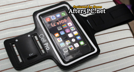 CellPRO SPORTS Armband - Running & Exercise & Gym Black Sportband ID / Credit Card / Money Holder & Key Holder