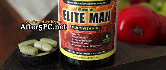 Review of Elite Man Multivitamins for Men - All-in-one Formula Helps Boost Energy, Enhance Focus & Stamina
