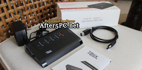 HB30P41C USB 3.0 4-Port Hub with 5V 1.5Amp Charging Port by Liztek - Hardware Review