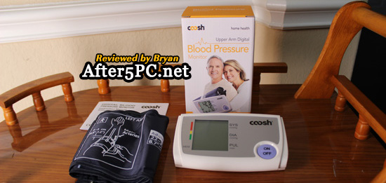 Coosh Automatic Digital Blood Pressure Monitor Coosh CBPM002 - for home health nurses monitoring