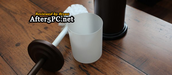 Bronze Stainless Steel Toilet Brush and Holder