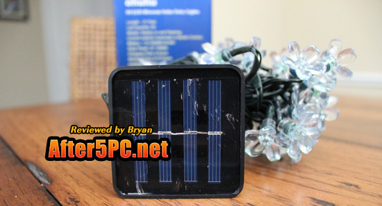 Review of Ohuhu 50 LED Flower Blossom Solar Fairy Lights