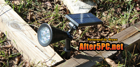 Review of OxyLED EO3S Solar Powered Outdoor Spotlight