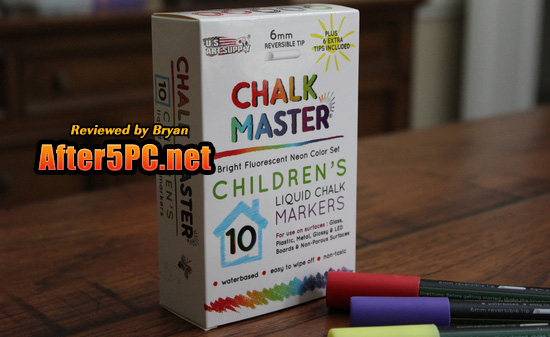Review of Chalkmaster Liquid Chalk Markers - Children's 10 Color Liquid Chalk Premium Artist Quality Marker Pen Set