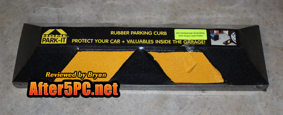 Garage Parking Aid from the Traffic Safety Store Review - Rubber Parking Curb
