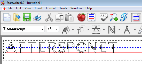 StartWrite 6.0 Review - Handwriting Worksheet for Teaching Children to Write Software