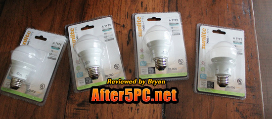 Sunlite LED A19 - 60 Watt Equivalent Daylight (6500K) Light Bulb - 4 Pack Review