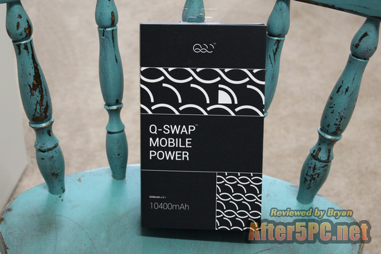 Q-SWAP Mobile Power - The Last Portable Charger You’ll Ever Need, based on Q-Swap technology, Q-Swap: Fast Way to Get Power - Black - 10400 mAh