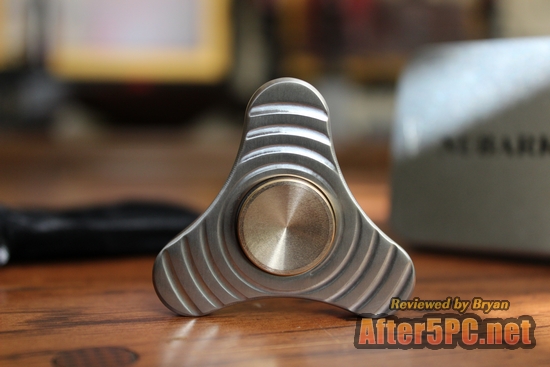 NUBARKO Fidget Spinner Toy - Titanium Tri-Spinner with Replaceable Stainless Steel Ceramic Hybrid Bearing